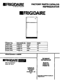 TOP MOUNT REFRIGERATOR Diagram and Parts List for FPGC21TAL3  Frigidaire Refrigerator