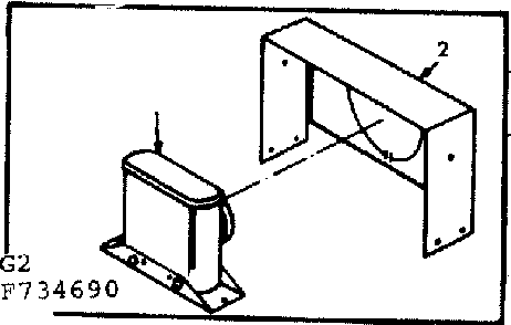 Horizontal vent kit no. 42-7369 Diagram and Parts List for 867734690  Frigidaire Furnace