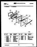 DOOR PARTS Diagram and Parts List for CGC2M5WXA  Gibson Range