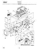 ICE MAKER Diagram and Parts List for MRS22WHHW1  Frigidaire Refrigerator