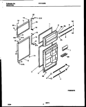Part Location Diagram of 3916420 Frigidaire PANEL-Refrigerator DOOR