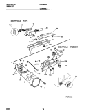 CONTROLS Diagram and Parts List for FRS26KR4JW0  Frigidaire Refrigerator