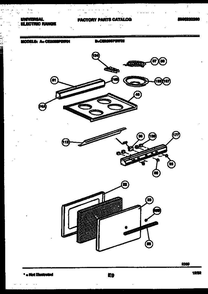 Frigidaire Ce206sp2wl01 1 Diagram and Parts List for CE206SP2WL01 V2 Frigidaire Range