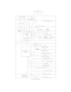 Wiring Schematic Diagram and Parts List for FFHS2611PF6  Frigidaire Refrigerator