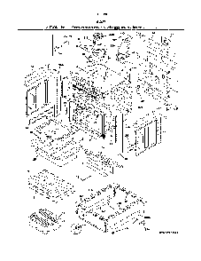 Body Diagram and Parts List for 79032602318  Kenmore Range