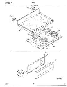 Part Location Diagram of 316035529 Frigidaire DISCONTINUED