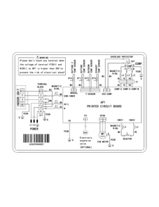 Wiring Diagram Diagram and Parts List for FFMS181CQ20  Frigidaire Air Conditioner
