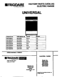 COVER Diagram and Parts List for MEF322WESA  Frigidaire Range