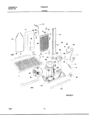 SYSTEM Diagram and Parts List for FRS22ZGHD6  Frigidaire Refrigerator