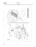 SYSTEM Diagram and Parts List for MFU20F3GW9  Frigidaire Freezer
