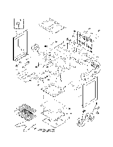 Body Diagram and Parts List for 79090939600  Kenmore Range