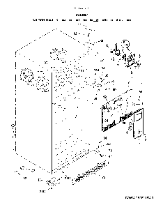 Cabinet Diagram and Parts List for 2536041261F  Kenmore Refrigerator