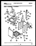 CABINET PARTS Diagram and Parts List for WA27M8WAFB  Gibson Washer