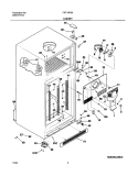 CABINET Diagram and Parts List for FRT18P5AB9  Frigidaire Refrigerator