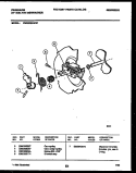 CAM Diagram and Parts List for DW8500AWW1  Frigidaire Dishwasher