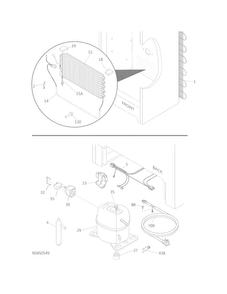 Part Location Diagram of 297380200 Frigidaire Condenser