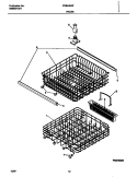RACKS Diagram and Parts List for FDB435RFR3  Frigidaire Dishwasher