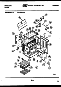 BODY PARTS Diagram and Parts List for REG36AW3  Frigidaire Range