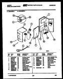ELECTRICAL PARTS Diagram and Parts List for AM10C5EYA  Gibson Air Conditioner