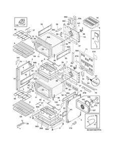 Part Location Diagram of 5304514983 Frigidaire RACK
