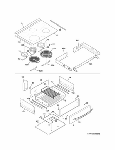 Part Location Diagram of 5304519898 Frigidaire HARNESS