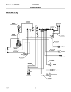 07 - WIRING DIAGRAM Diagram and Parts List for EIED200QIS00  Frigidaire Dryer