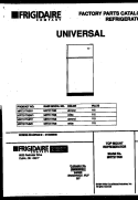 COVER Diagram and Parts List for MRT21TNBZ1  Uni Refrigerator