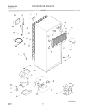 Part Location Diagram of 218765400 Frigidaire EVAPORATOR