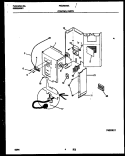 CONTROL PARTS Diagram and Parts List for FAS256T2A1  Frigidaire Air Conditioner