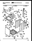 CABINET PARTS Diagram and Parts List for LA700MXW1  Frigidaire Washer