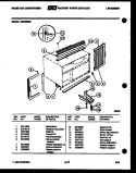 WINDOW MOUNTING PARTS Diagram and Parts List for A08ME2E3  Frigidaire Air Conditioner
