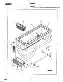 CABINET Diagram and Parts List for CFC09M7HW0  Frigidaire Freezer