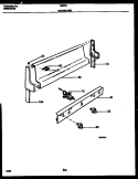 BACKGUARD Diagram and Parts List for G30PNL7  Frigidaire Range