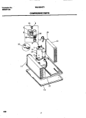 COMPRESSOR Diagram and Parts List for WAH096H2T1  Frigidaire Air Conditioner