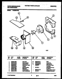 AIR HANDLING PARTS Diagram and Parts List for WAS226P2K2  Frigidaire Air Conditioner