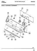 CONSOLE & CONTROLS Diagram and Parts List for GWX233RBD1  Gibson Washer
