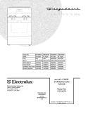 COVER Diagram and Parts List for FGF337EWA  Frigidaire Range