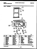 CABINET AND INSTALLATION PARTS Diagram and Parts List for GAS188P2K2  Gibson Air Conditioner