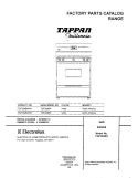 COVER Diagram and Parts List for TGF324BHWA  Tappan Range