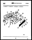 BACKGUARD Diagram and Parts List for 31-3858-23-01  Tappan Range