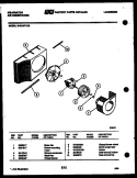 AIR HANDLING PARTS Diagram and Parts List for MH310F1QB  Kelvinator Air Conditioner