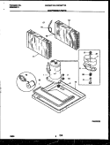 COMPRESSOR PARTS Diagram and Parts List for FAC067T7A1  Frigidaire Air Conditioner