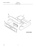 CONTROL PANEL Diagram and Parts List for FGEW2745KWB  Frigidaire Wall Oven