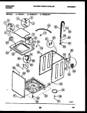 CABINET PARTS Diagram and Parts List for WCISCLL1  Frigidaire Washer