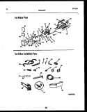 ICE MAKER AND INSTALLATION PARTS Diagram and Parts List for ATG185NCW0  Frigidaire Refrigerator