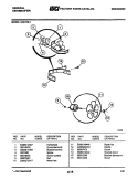 FAN Diagram and Parts List for GDH15E1  Frigidaire Dehumidifier