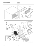 SYSTEM Diagram and Parts List for GLRT217TDK5  Frigidaire Refrigerator