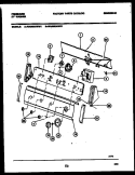 CONSOLE AND CONTROL PARTS Diagram and Parts List for WA6500AWW1  Frigidaire Washer