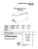 COVER Diagram and Parts List for FFC09G7AW1  Frigidaire Freezer