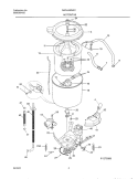 WSHR MTR, HOSE Diagram and Parts List for DWS445RHS1  Gibson Washer